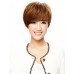 Wigs2you 全假髮 女士短髮直髮 帥氣劉海短髮 蓬松逼真假髮套仿真髮W-1010